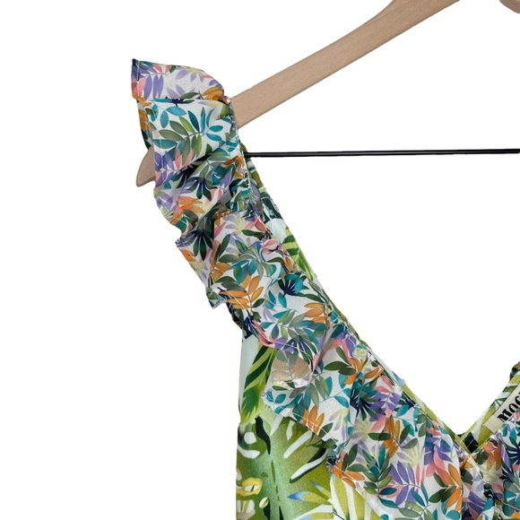 ♦️SOLD♦️ All Things Mochi Amanda Ruffle Printed Maxi Dress - Picture 7 of 16